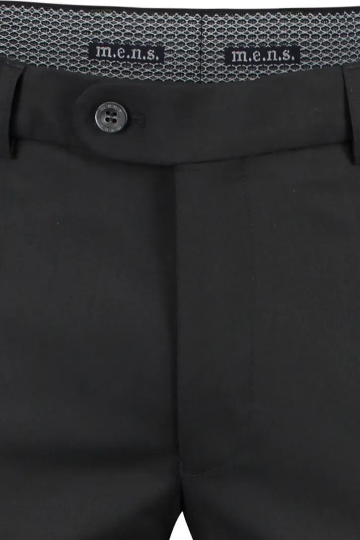 M.E.N.S. pantalon wol Madison-U zwart
