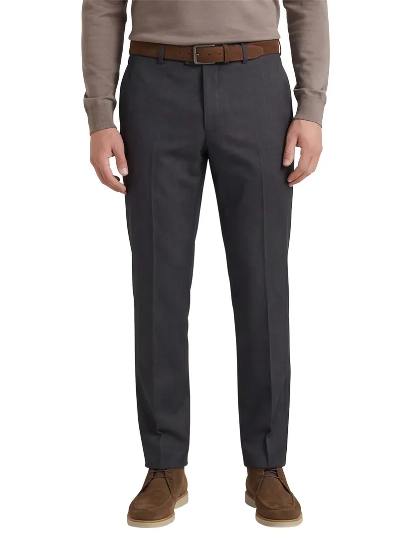 M.E.N.S. grijze pantalon wol Madison-U