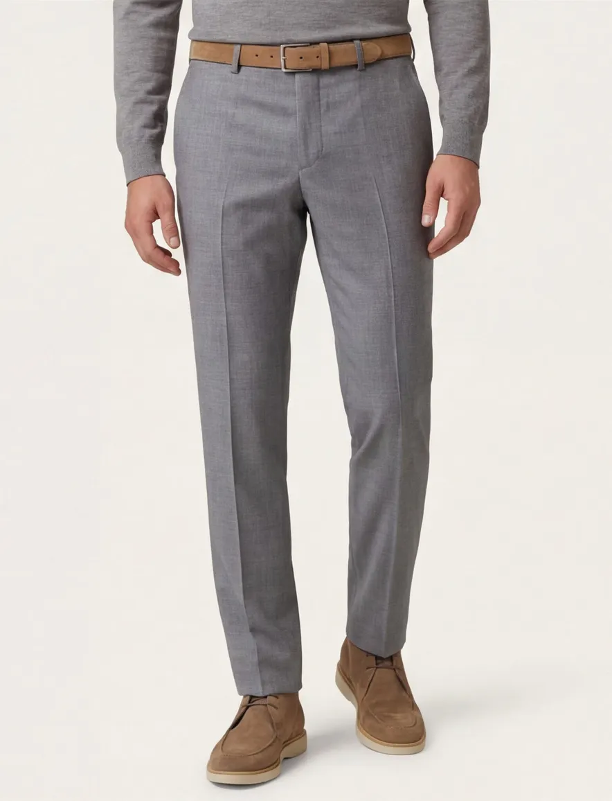M.E.N.S. pantalon wol Madison-U grijs