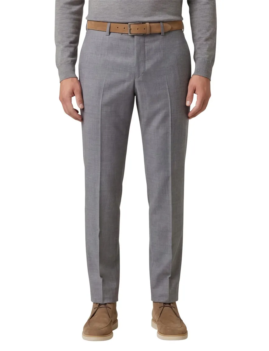 M.E.N.S. pantalon wol Madison-U grijs