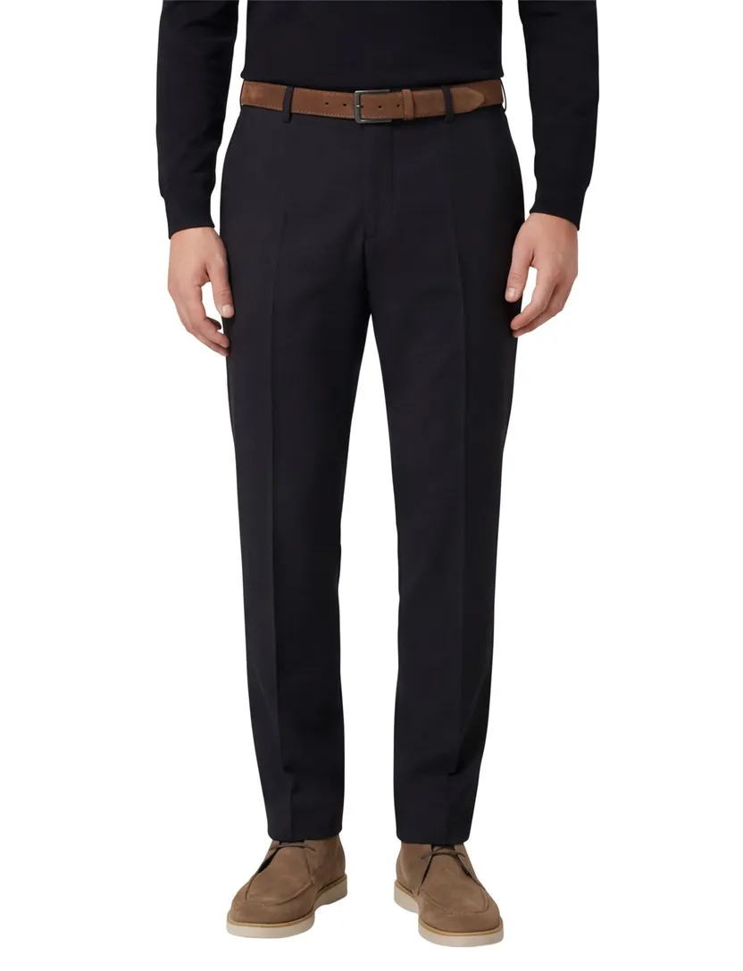 M.E.N.S. pantalon marineblauw wol Madison-U