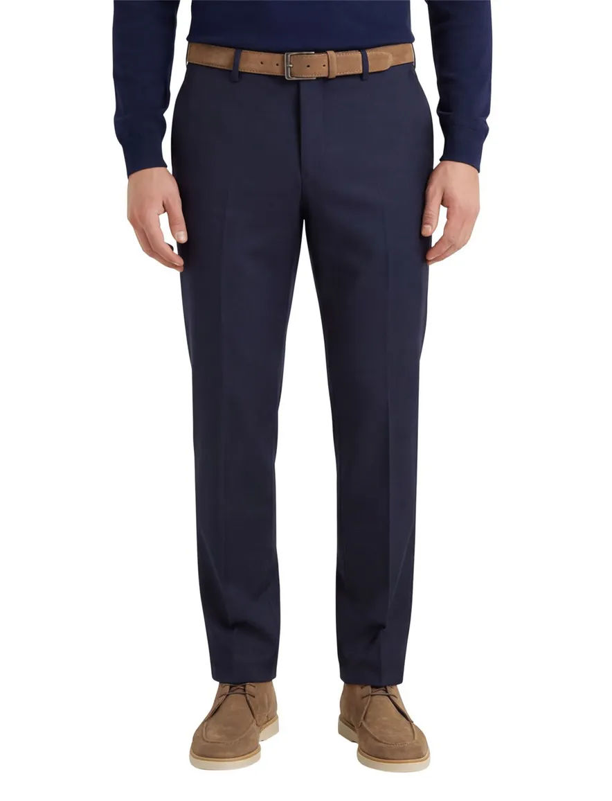 M.E.N.S. pantalon wol Madison-U blauw