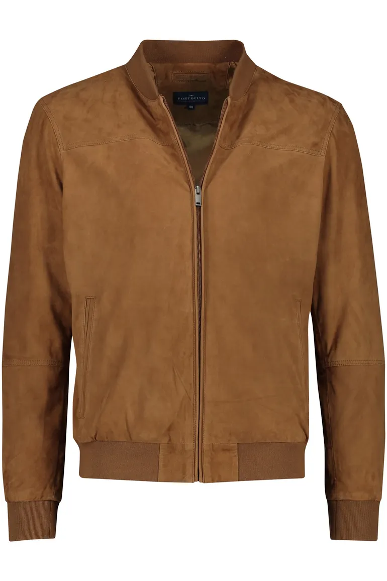 Portofino Arma suede jack cognac