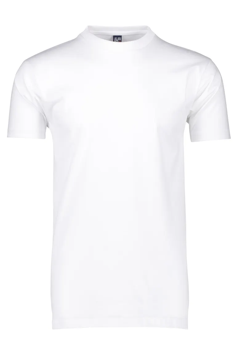 Alan Red t-shirt Virgina wit effen katoen 3-pack