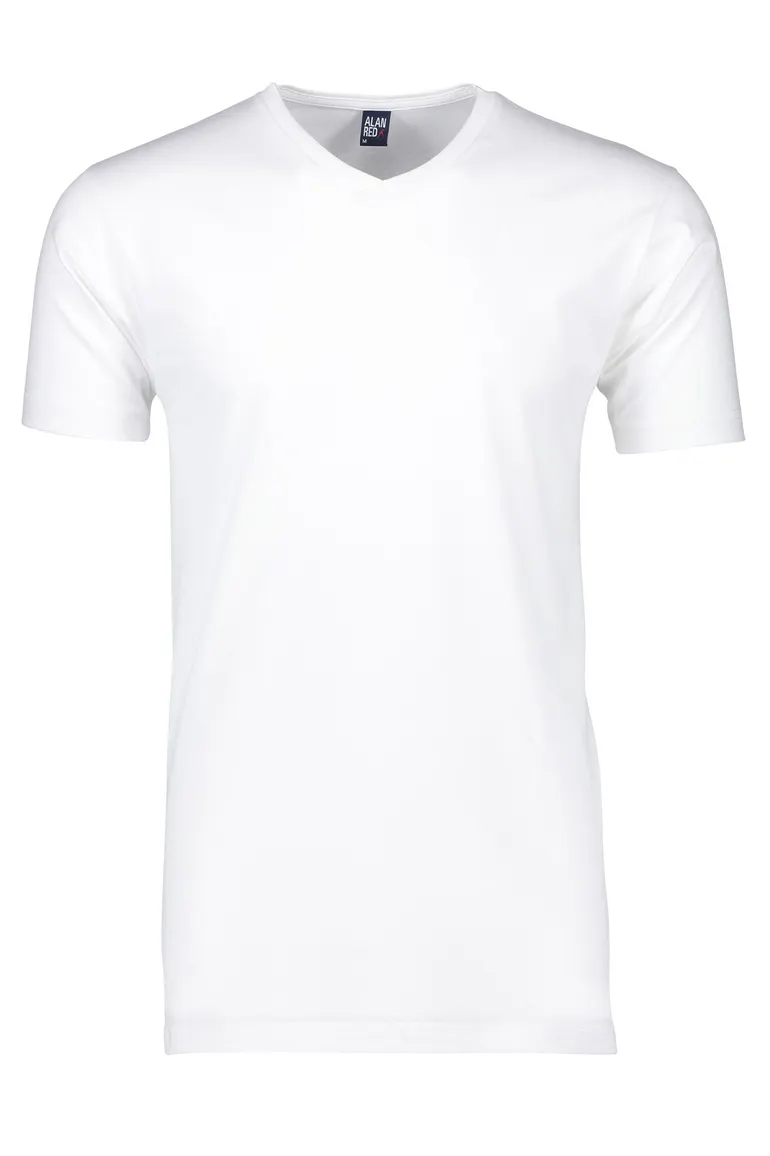 Alan Red West Virgina t-shirt wit effen katoen 3-pack