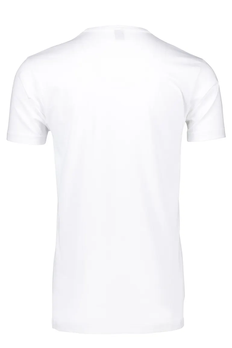 Alan Red West Virgina t-shirt wit effen katoen 3-pack