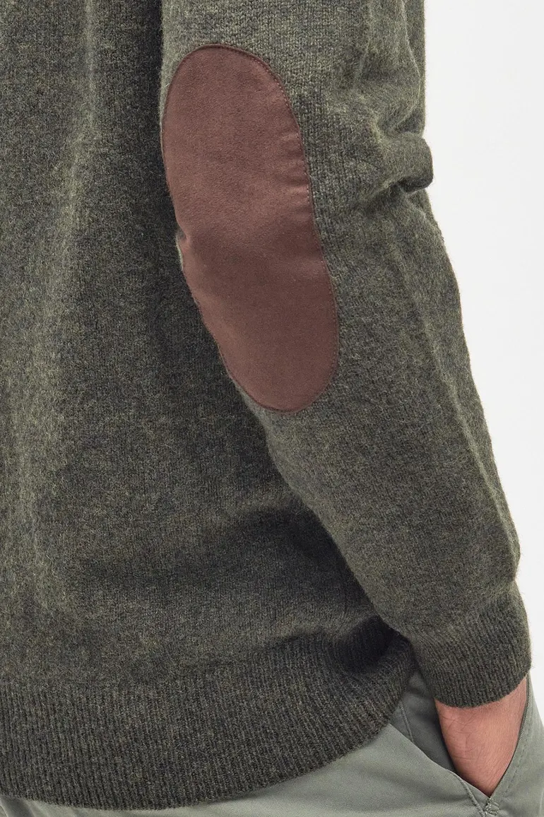 Barbour vest donkergroen gemêleerd