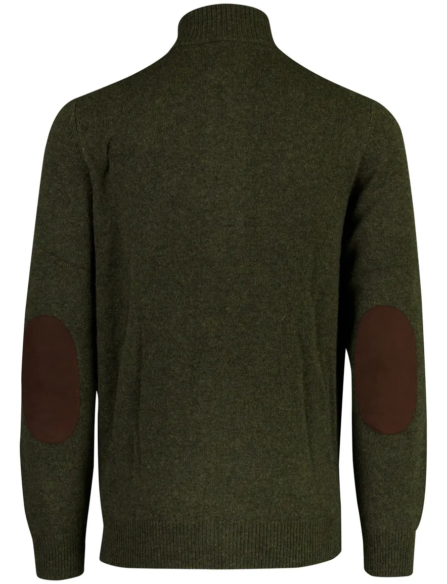Barbour vest donkergroen gemêleerd