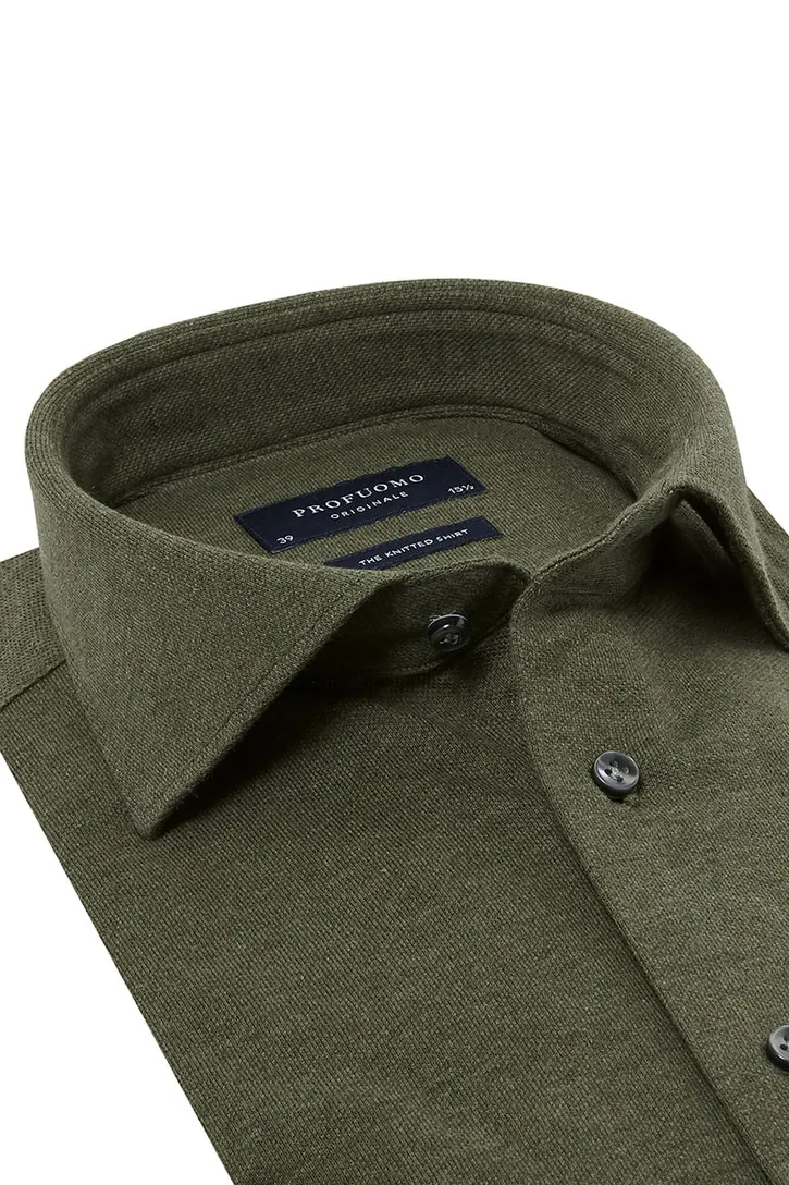 Profuomo overhemd groen Originale