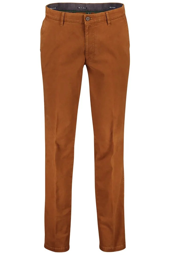 M.E.N.S. pantalon Madison oranje katoen-stretch