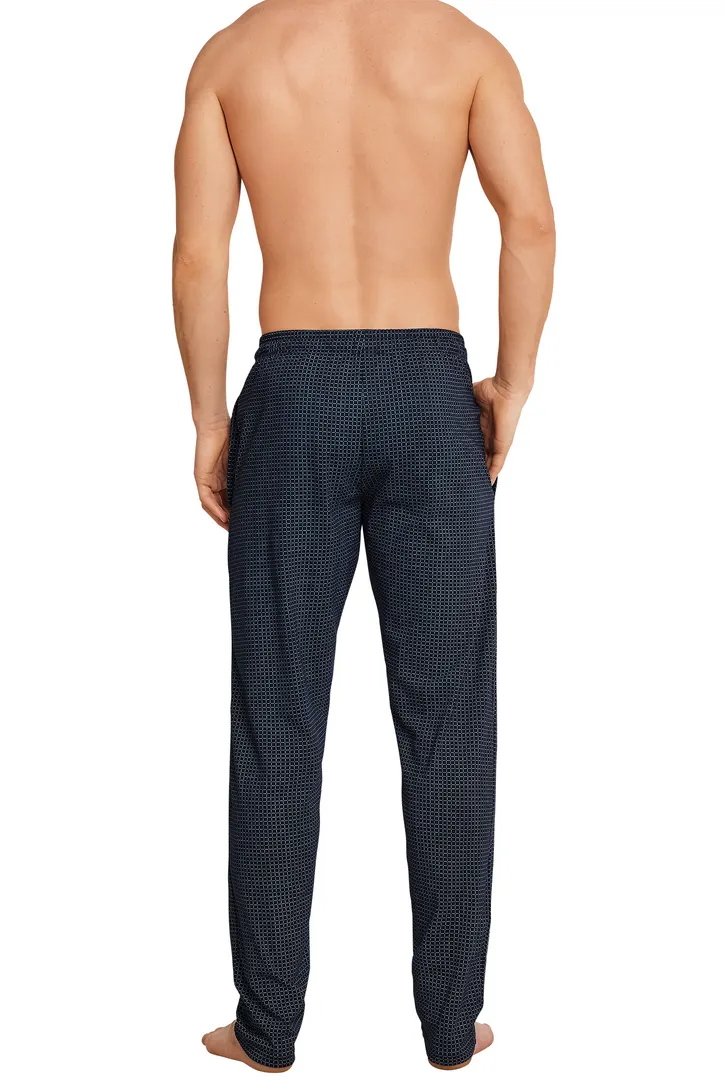 Mix & Relax Schiesser pyjamabroek lang navy