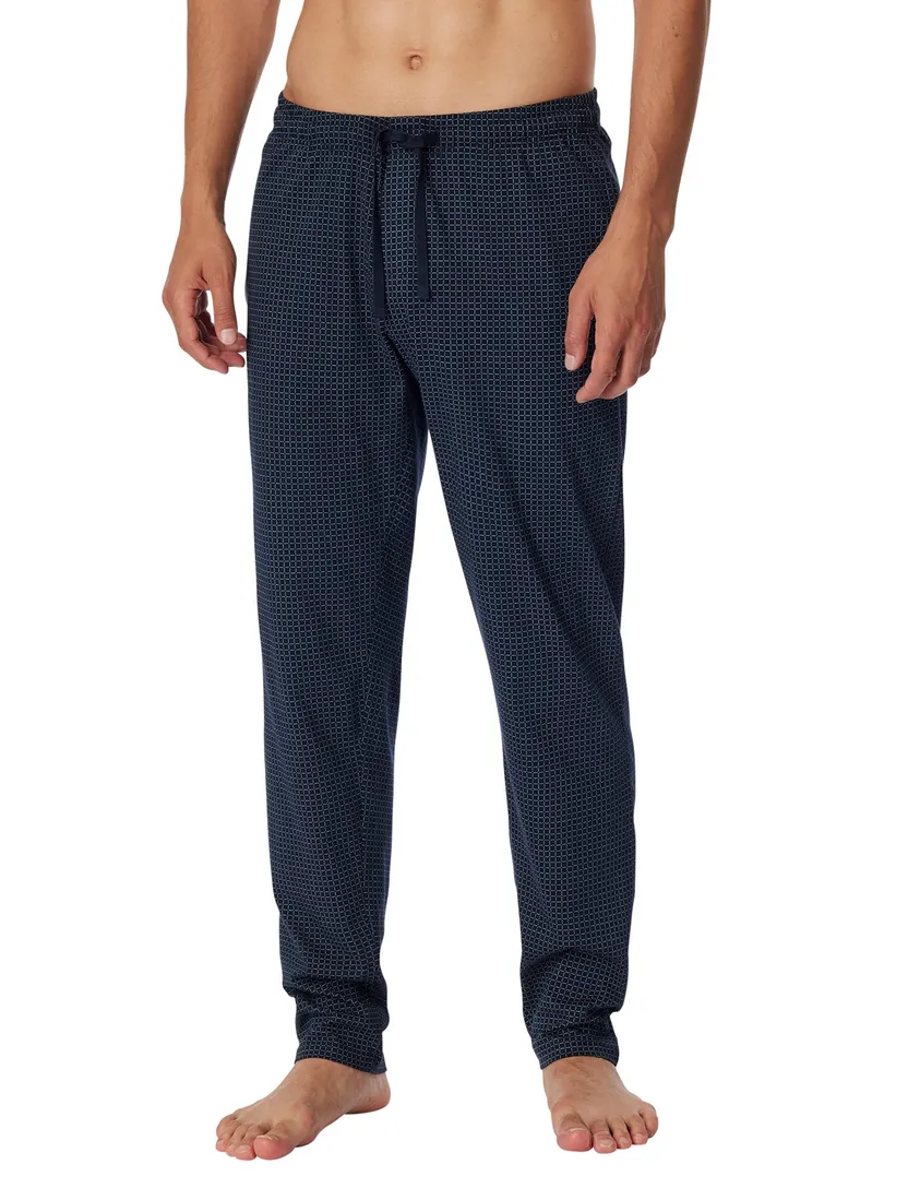 Mix & Relax Schiesser pyjamabroek lang navy