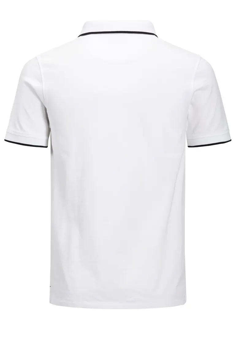 Jack & Jones polo Plus Size wit