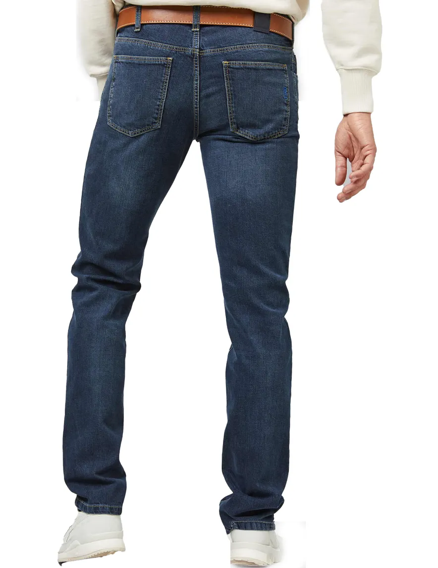 Meyer Pantalon jeans marine blauw