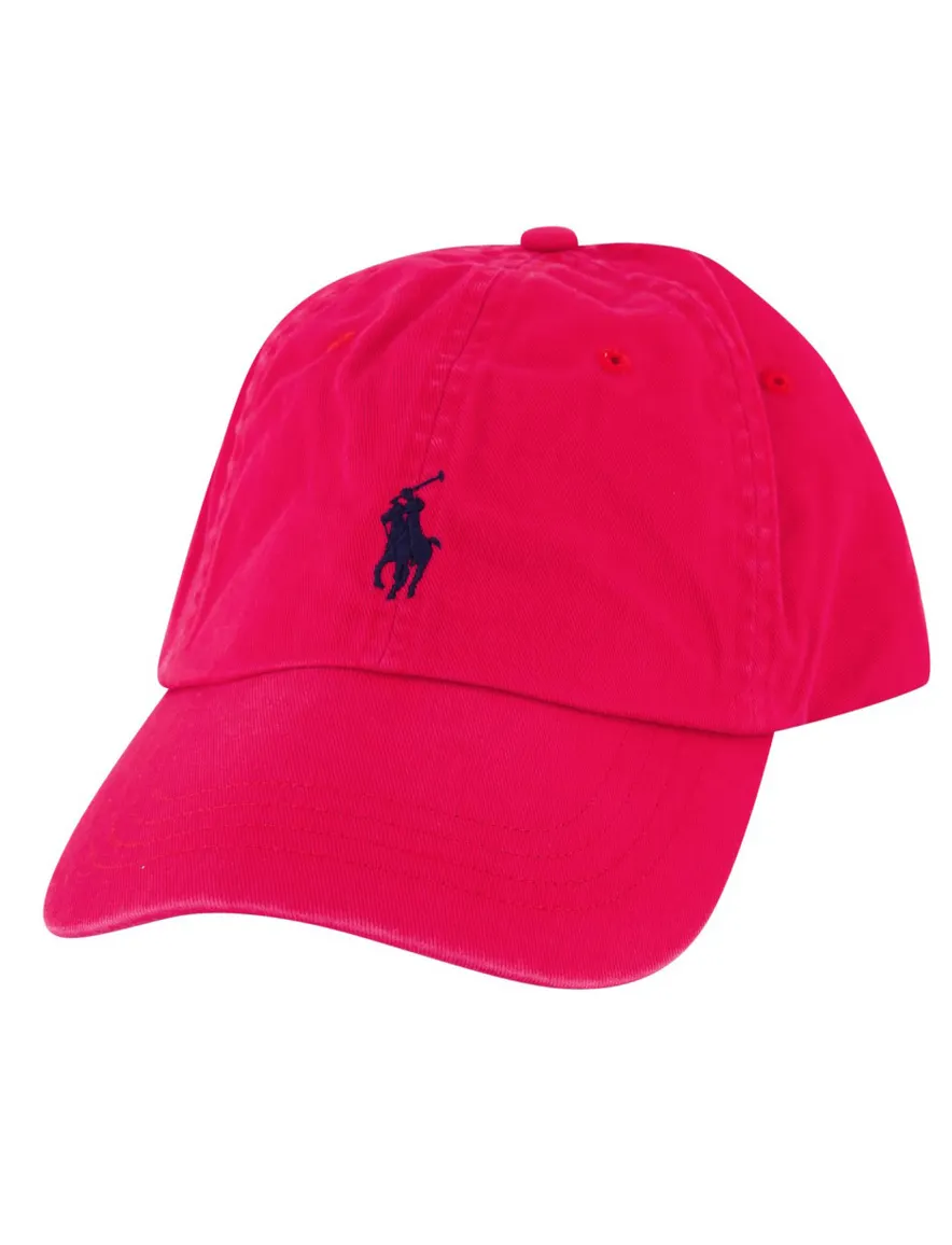 Ralph Lauren cap rood met logo