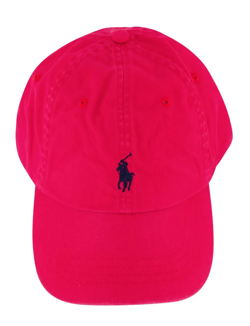 Ralph Lauren cap rood met logo