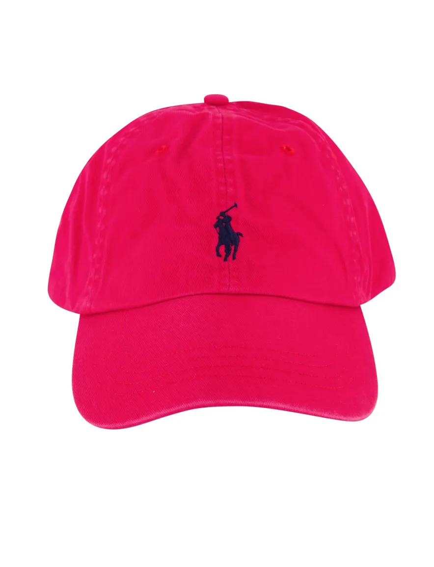 Ralph Lauren cap rood met logo