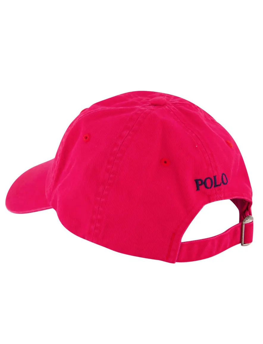 Ralph Lauren cap rood met logo