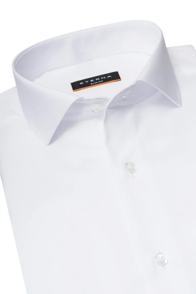 Eterna overhemd cutaway boord wit Slim Fit