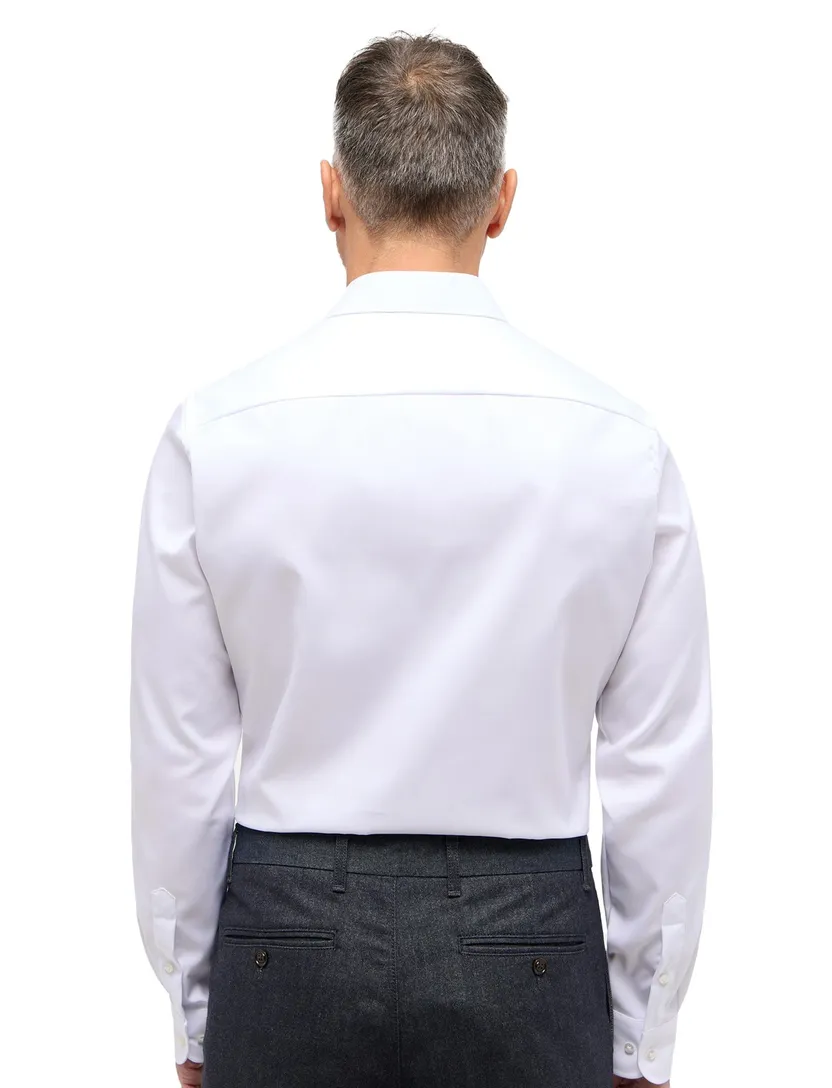 Eterna overhemd Slim Fit wit cutaway boord