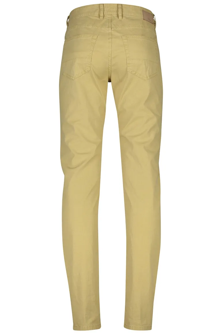 Gardeur Bill-2 broek geel stretch 5-pocket