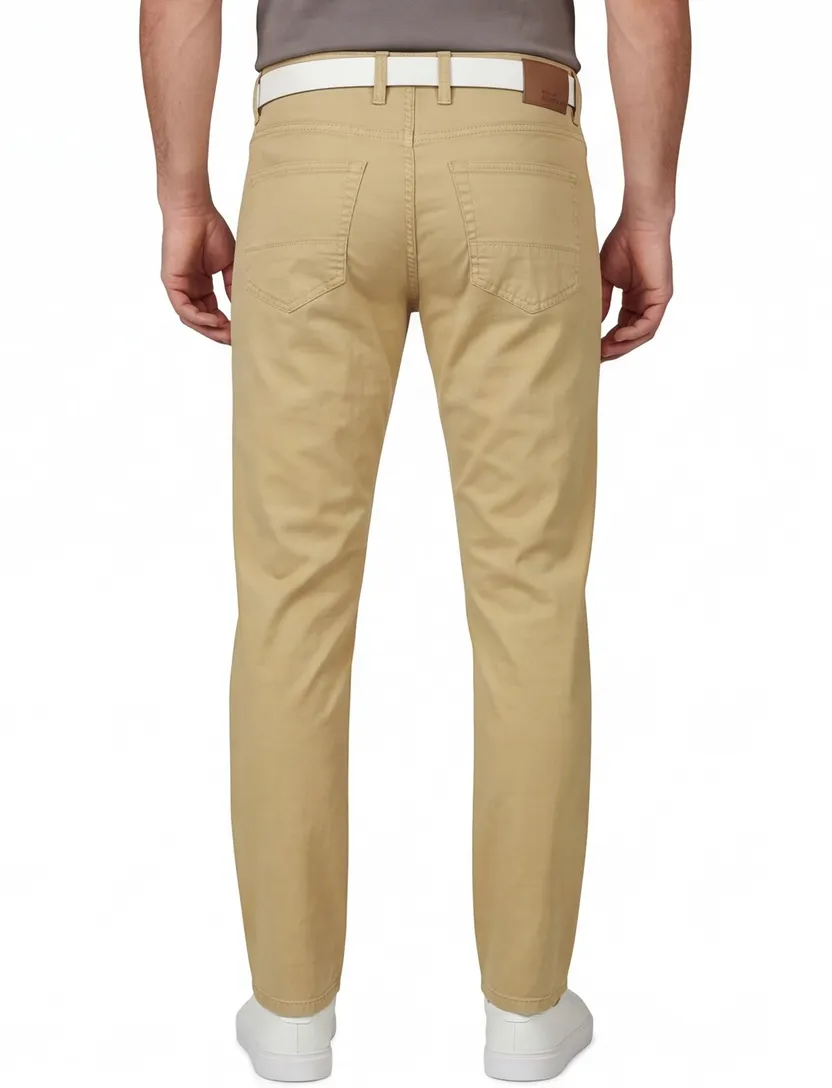 Gardeur broek Bill-2 5-pocket stretch beige