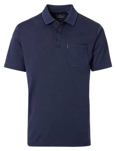 Casa Moda Casa Moda poloshirt borstzak navy