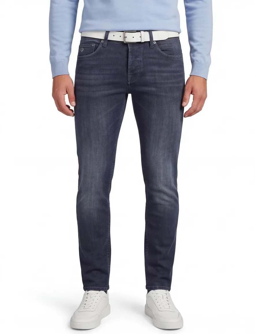 Cast Iron Riser slim fit jeans 5-pocket donkerblauw