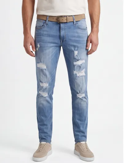 Jack & Jones Jack & Jones Plus Size slim fit spijkerbroek blauw 5-pocket