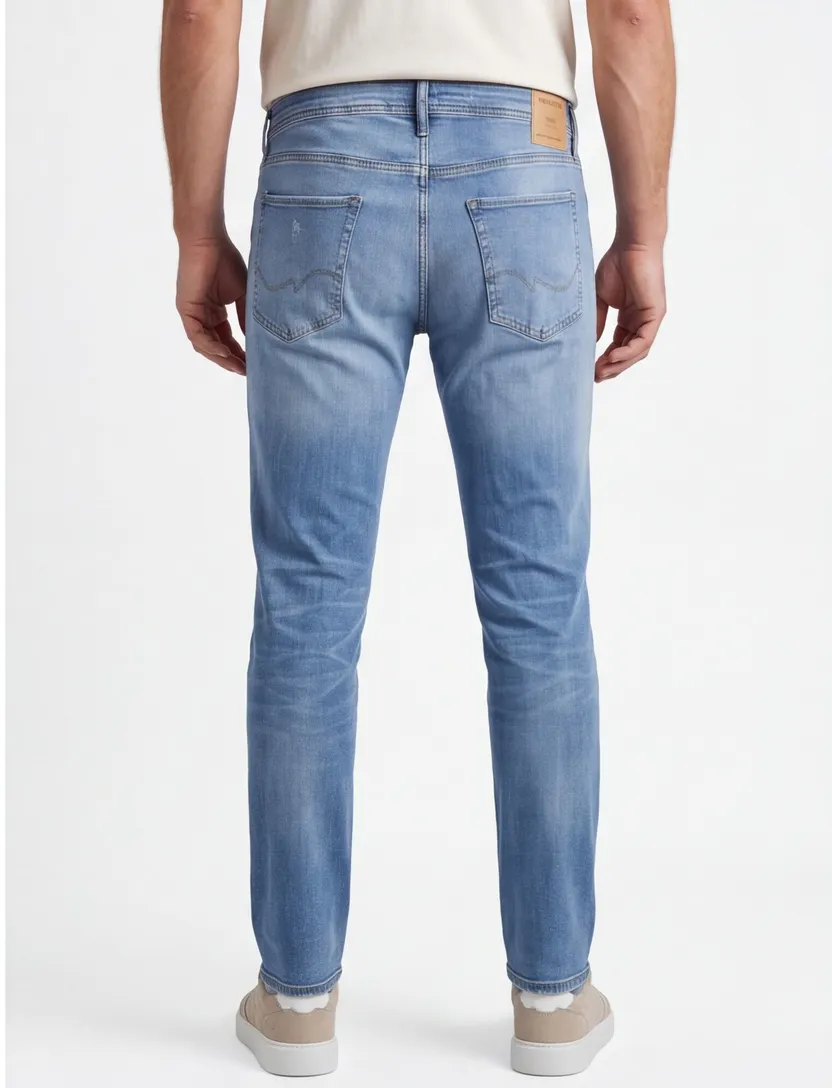 Jack & Jones Plus Size spijkerbroek 5-pocket blauw