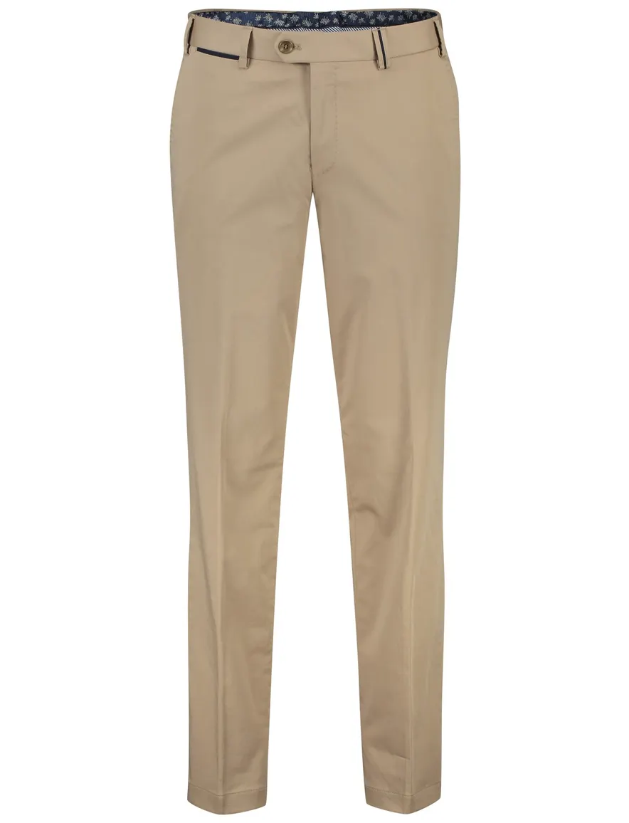 Flatfront broek beige Hiltl Peaker-s