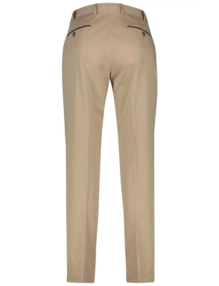 Flatfront broek beige Hiltl Peaker-s