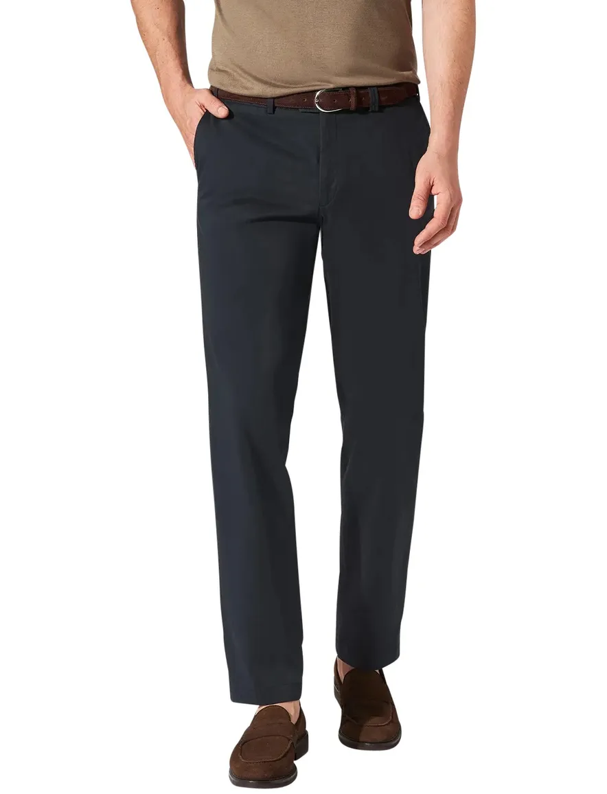 Hiltl pantalon donkerblauw effen