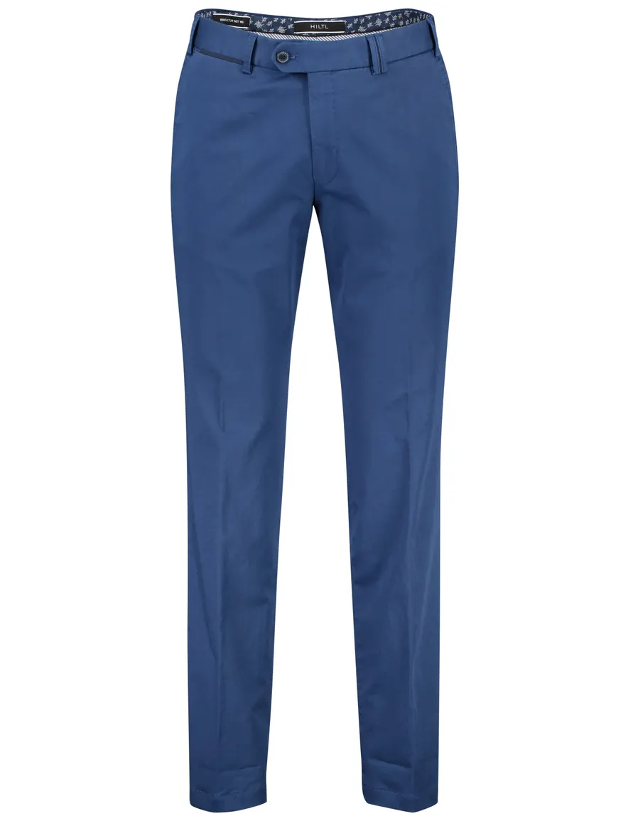 Hiltl flatfront broek blauw