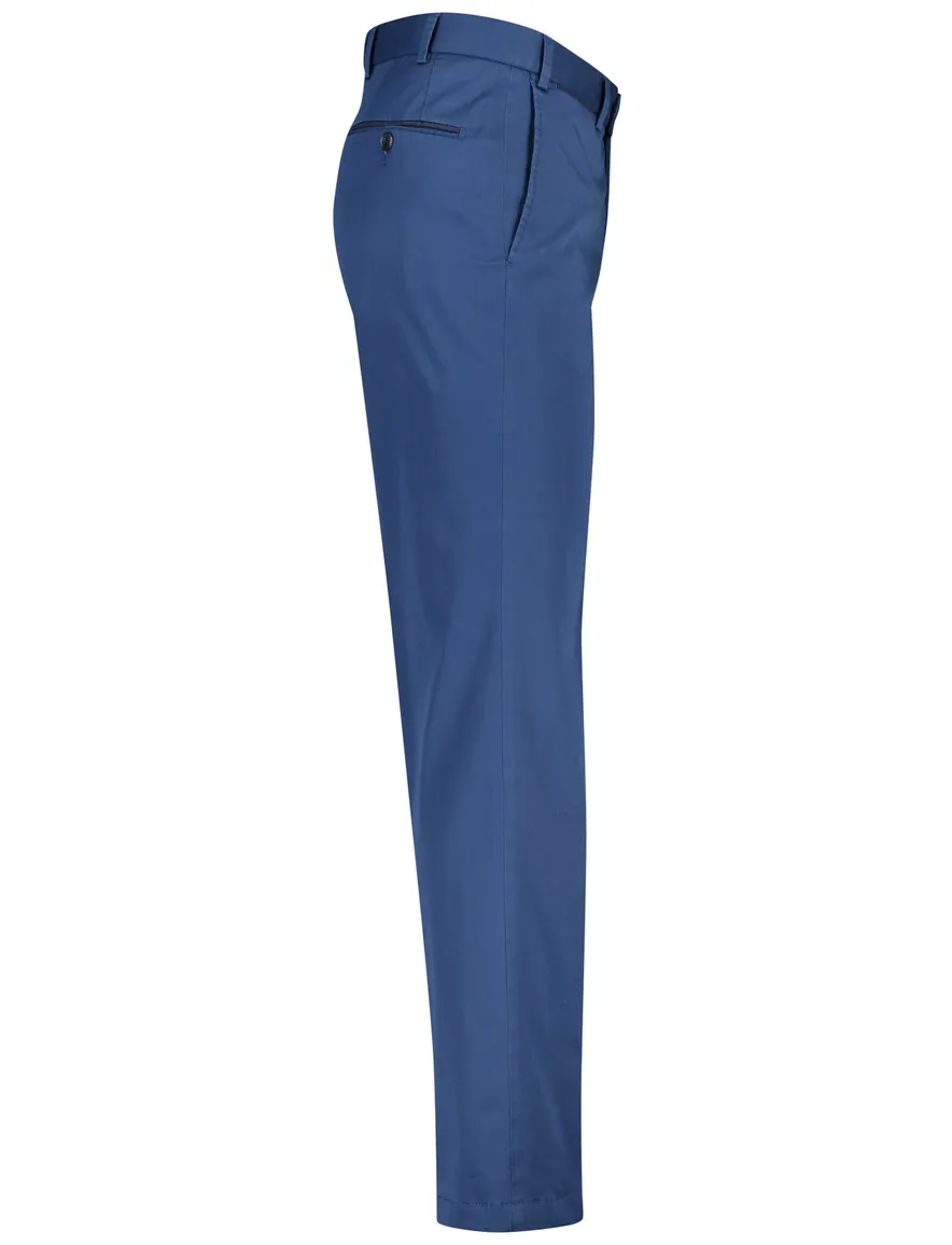 Hiltl flatfront broek blauw