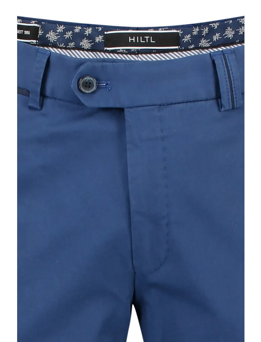 Hiltl flatfront broek blauw