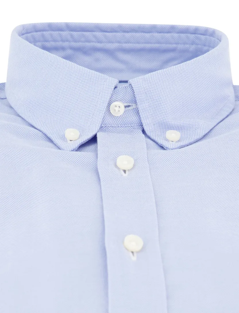 Profuomo Slim Fit overhemd lichtblauw soft constructed