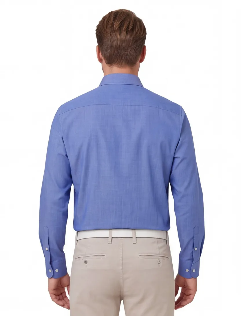 Seidensticker overhemd Regular french blue
