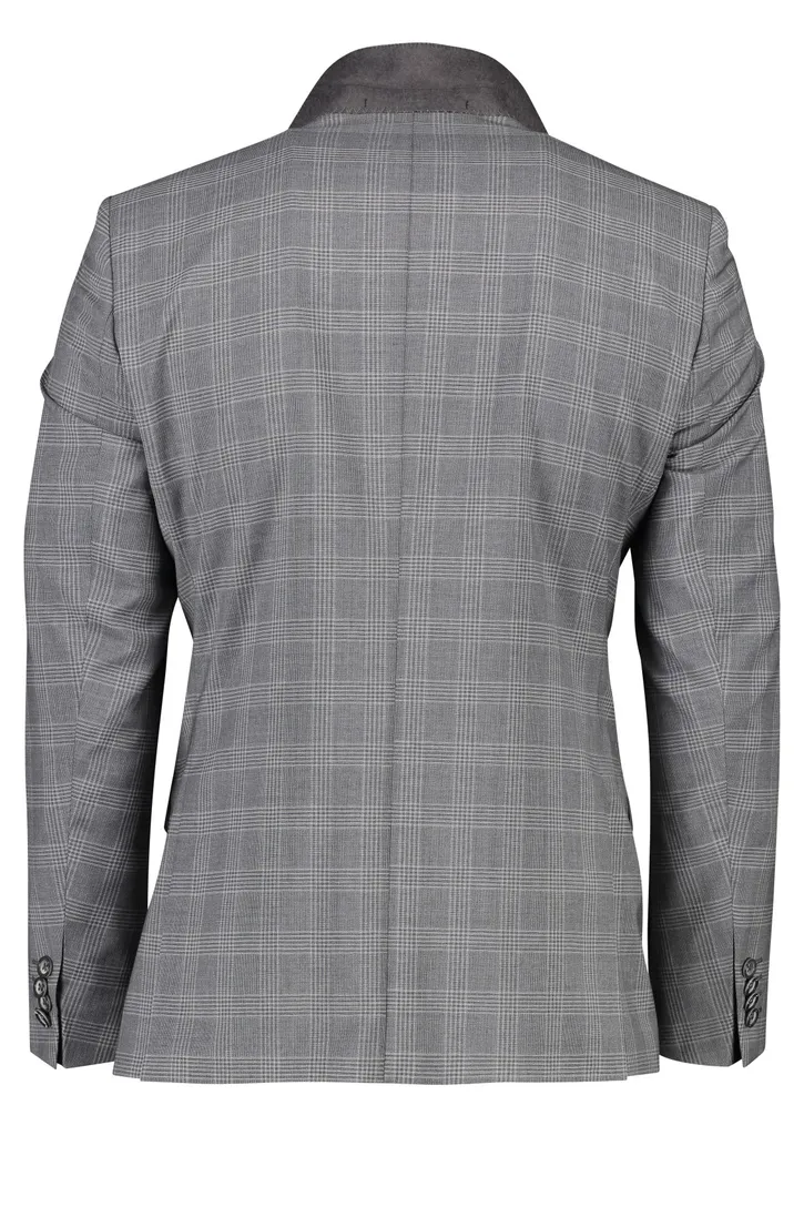 Colbert Mix & Match Roy Robson grijs geruit