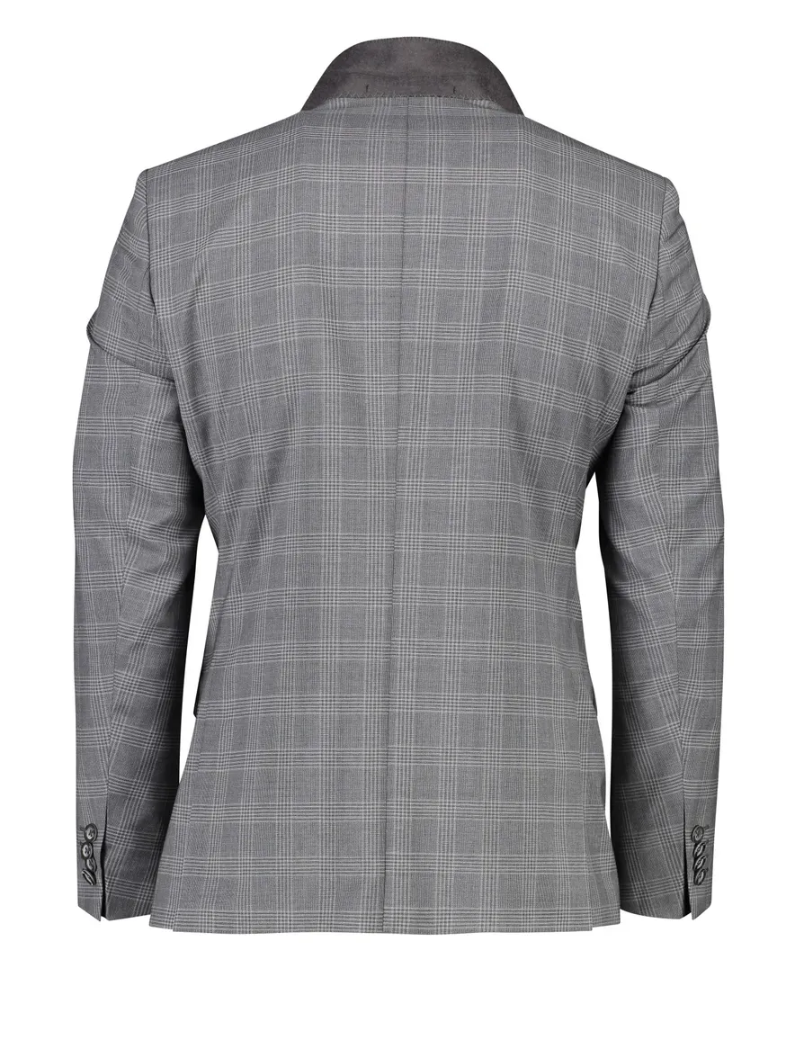 Colbert Mix & Match Roy Robson grijs geruit