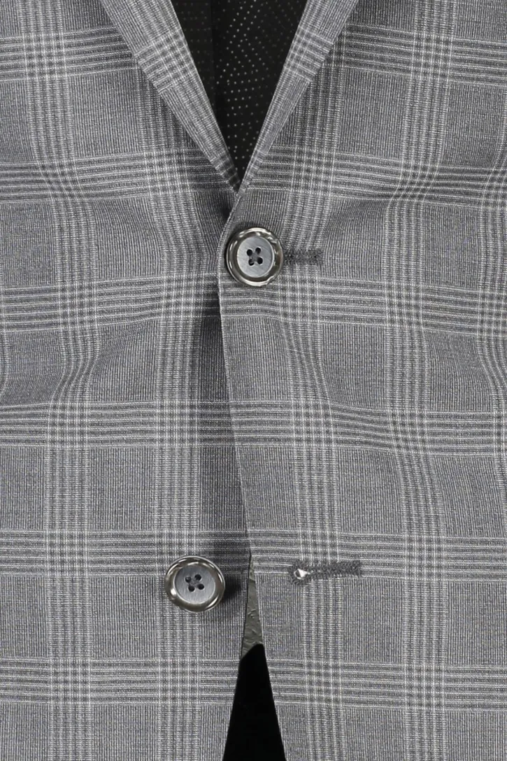 Colbert Mix & Match Roy Robson grijs geruit