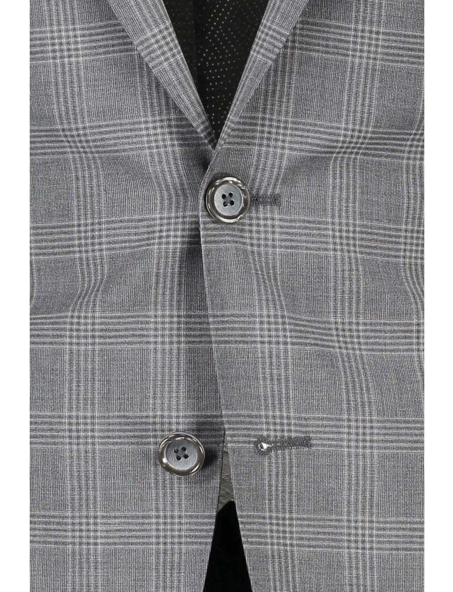 Colbert Mix & Match Roy Robson grijs geruit