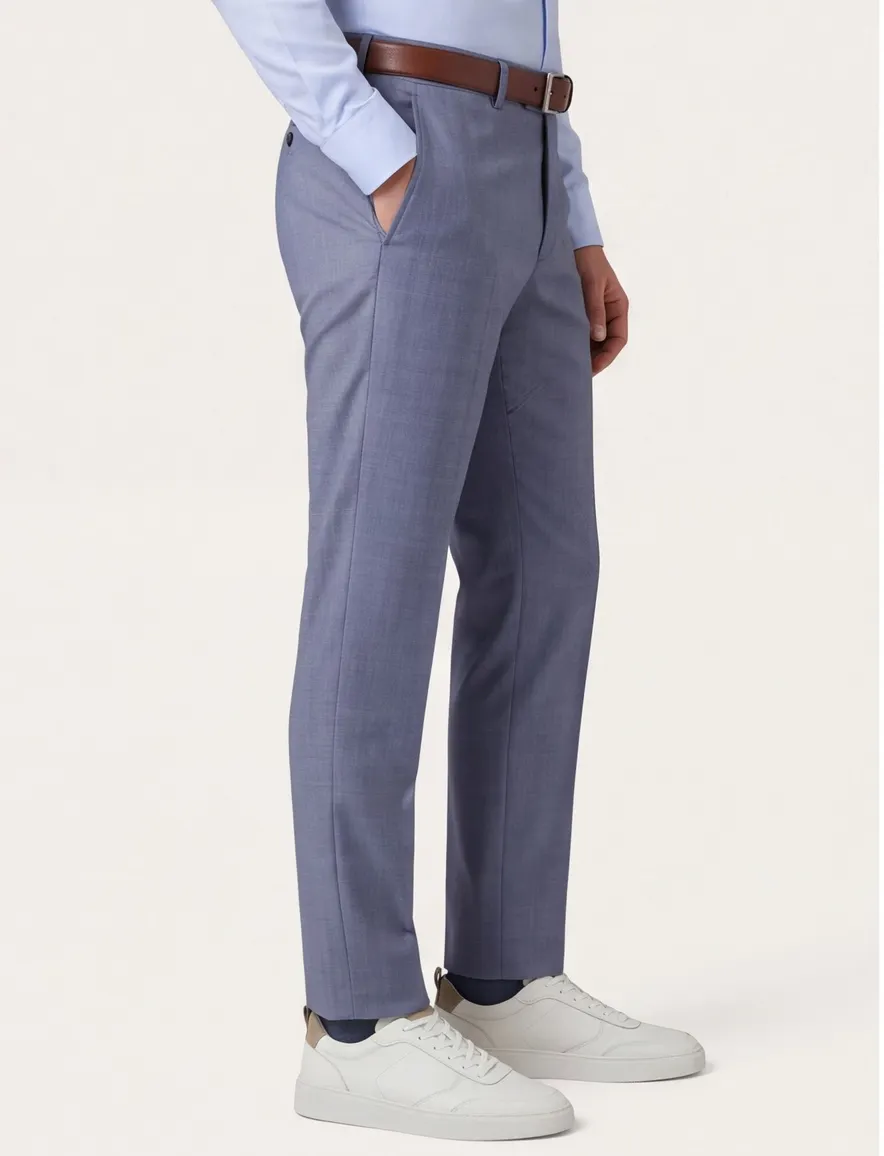 Roy Robson pantalon blauw uni Mix & Match