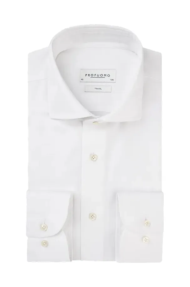 Profuomo slim fit wit overhemd