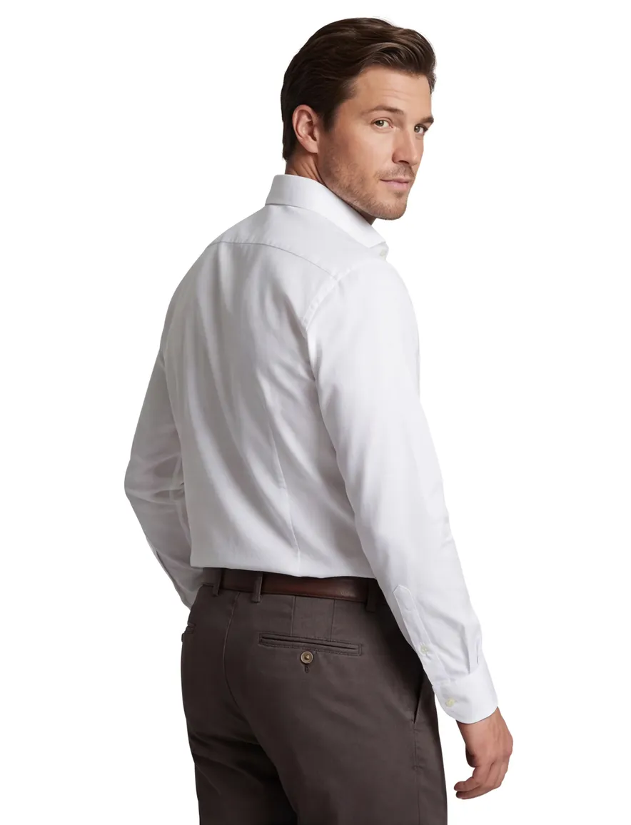 Profuomo slim fit wit overhemd
