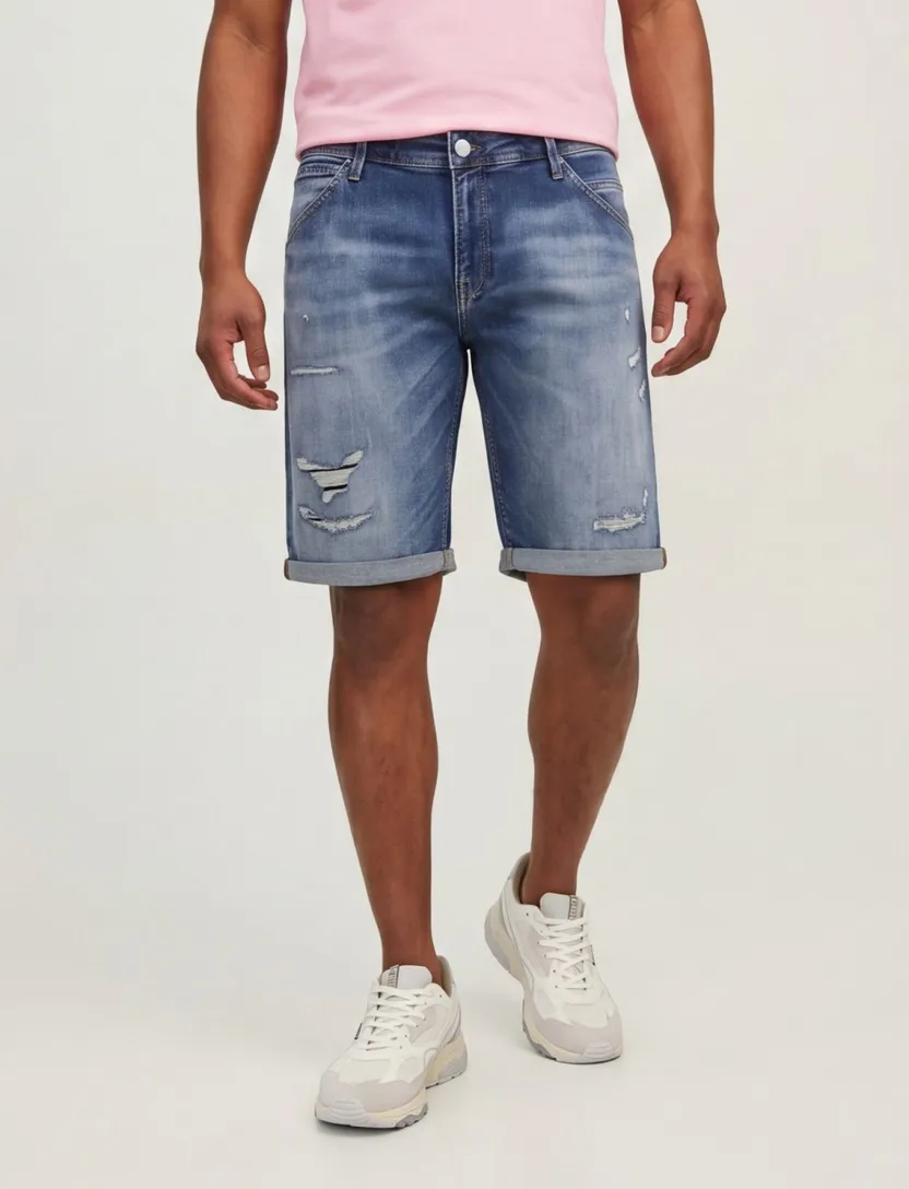 Jack & Jones Plus Size denim shorts blauw