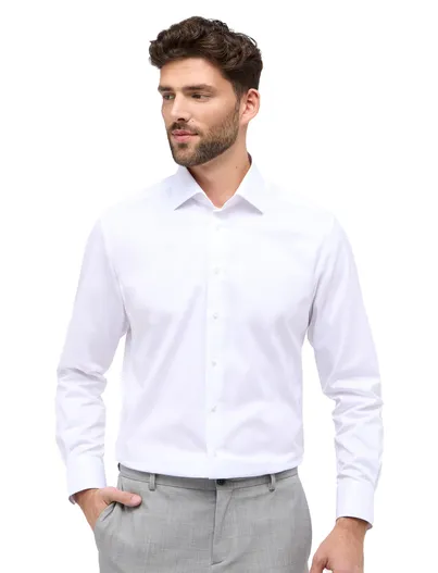 Eterna Eterna overhemd Modern Fit widespread wit