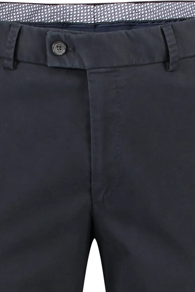 Hiltl pantalon Parma katoen donkerblauw