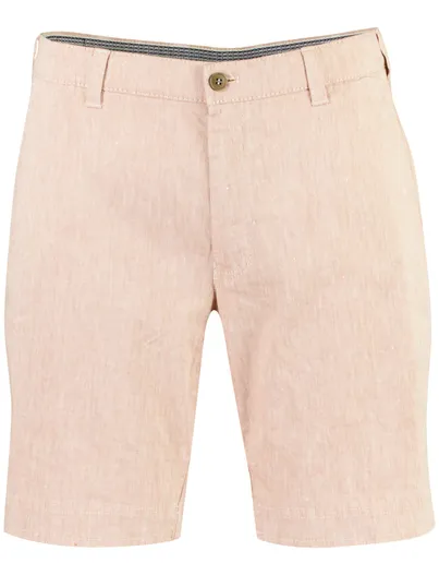 M.E.N.S. Roze chino shorts linnen M.E.N.S. wijde fit