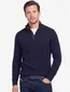 Barbour half zip trui donkerblauw